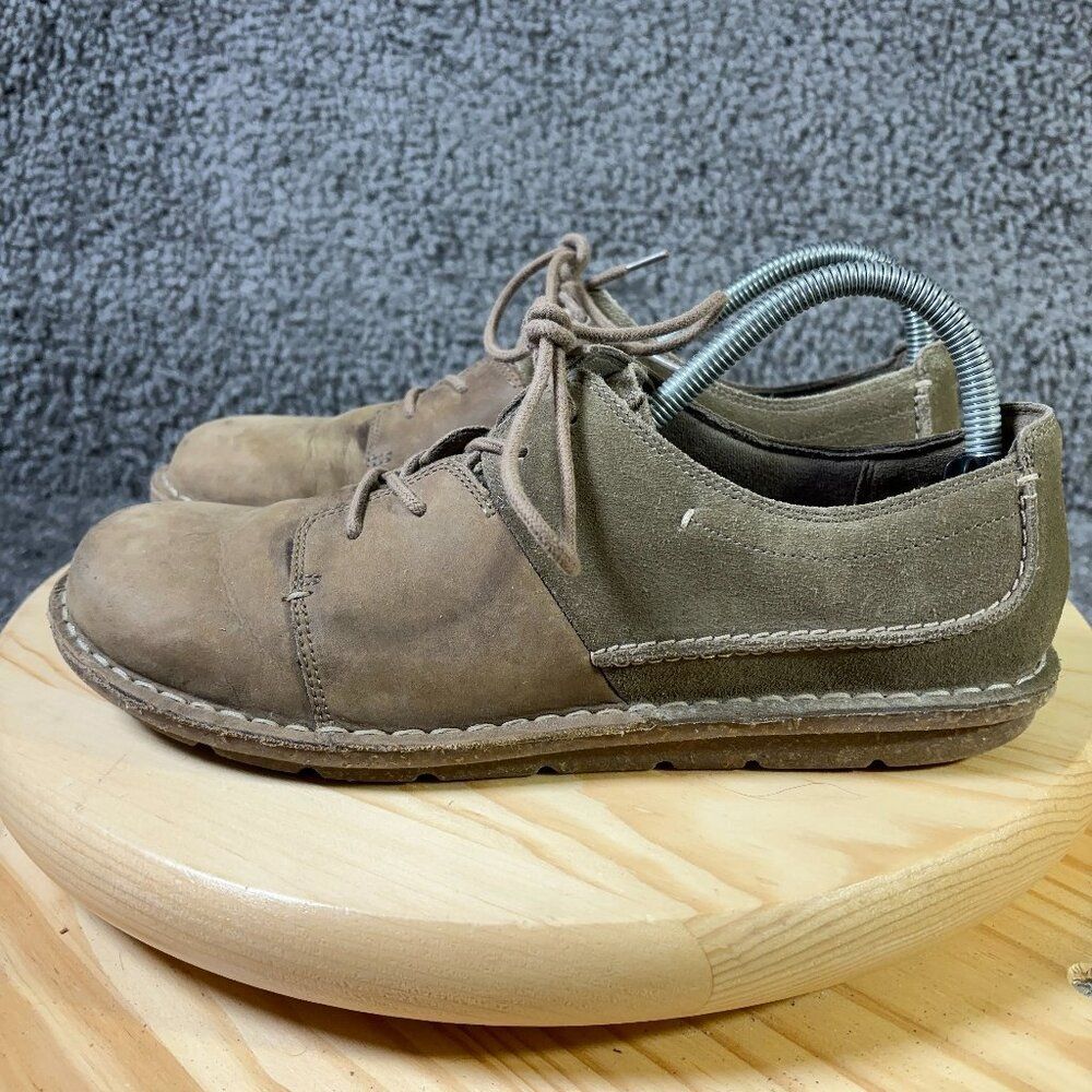 Clarks Shoes Tamitha Daisy Oxford Womens Size 10 Brown Suede Nubuck Leather